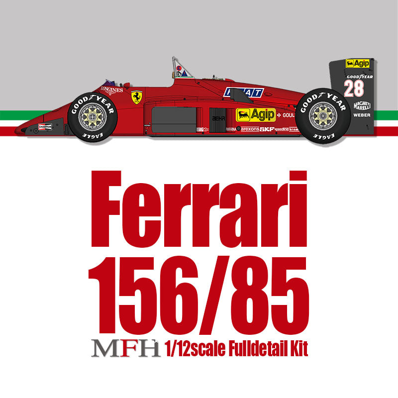 1/12 Model Factory Hiro MFH Ferrari 156/85 Full Detail Model