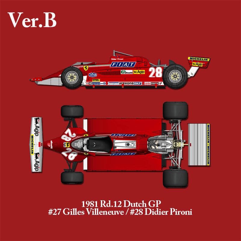 1/12 Ferrari126CK ver A （MFH） フルデティールキット 1/12 Ferrari126CK ver A （MFH） フルデティールキット 1:12