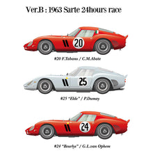 1/12 Model Factory Hiro MFH Ferrari 250 GTO 1962 Full Detail Model Kit Ver.E K566