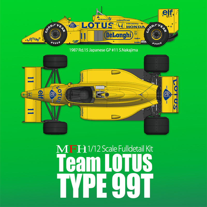 1/12 Model Factory Hiro MFH Team Lotus Type 99T Full Detail Model