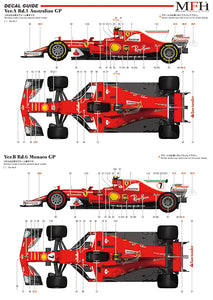 1/12 Model Factory Hiro MFH Ferrari SF70H Proportion Model Kit Australia GP Ver.A K607