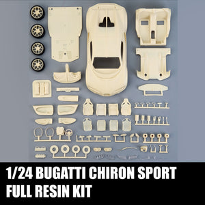 1/24 Alpha Model Bugatti Chiron Sport Full Resin Model Kit AM02-0022