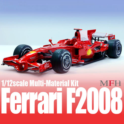 1/12 Model Factory Hiro MFH Ferrari F2008 Brazil GP Proportion Model Kit Ver. D K423