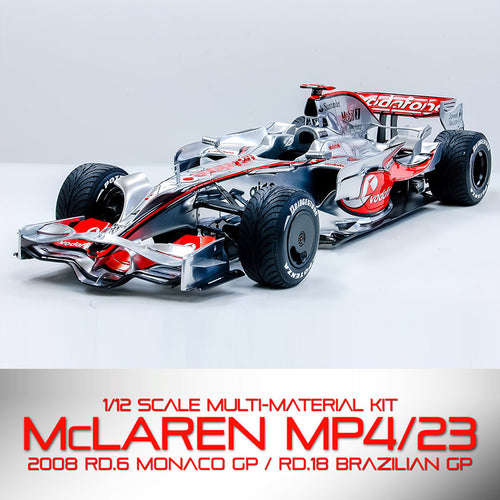 1/12 Model Factory Hiro MFH Mclaren MP4/23 Brazil GP Proportion Model Kit Ver.B K408