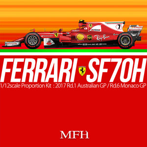 1/12 Model Factory Hiro MFH Ferrari SF70H Proportion Model Kit Australia GP Ver.A K607