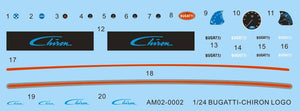 1/24 Alpha Model Bugatti Chiron Full Resin Model Kit AM02-0002