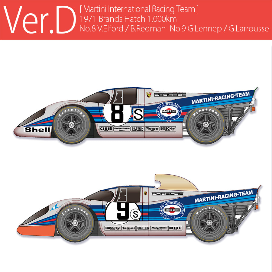1/43 Model Factory Hiro MFH Porsche 917K (1971) Full Detail Model