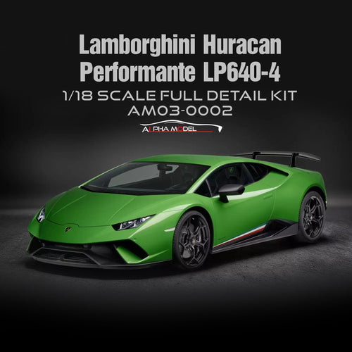 1/18 Alpha Model Lamborghini Huracan Performante LP640-4 Full Resin Model Kit AM03-0002