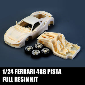 1/24 Alpha Model Ferrari Pista Full Resin Model Kit AM02-0010