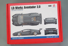 1/24 Hobby Design LB Works Lamborghini Aventador 2.0 Full Resin Model Kit