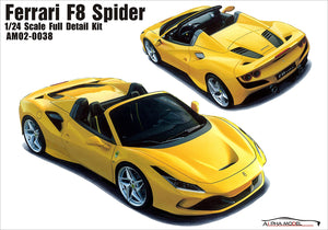 1/24 Alpha Model Ferrari F8 Spider Model Kit AM02-0038