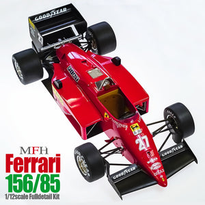 1/12 Model Factory Hiro MFH Ferrari 156/85 Full Detail Model Kit Ver.A K592