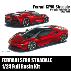 1/24 Alpha Model Ferrari SF90 Full Resin Model Kit AM02-0042