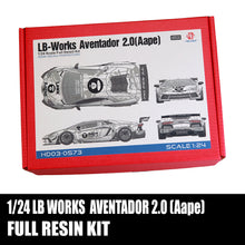 1/24 Hobby Design LB Works Lamborghini Aventador 2.0 (Aape) Full Resin Model Kit