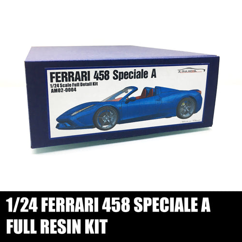 1/24 Alpha Model Ferrari 458 Speciale A Full Resin Model Kit AM02-0004