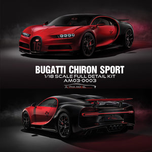 1/18 Alpha Model Bugatti Chiron Sport Full Resin Model Kit AM03-0003