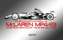 1/12 Model Factory Hiro MFH Mclaren MP4/23 Brazil GP Proportion Model Kit Ver.B K408