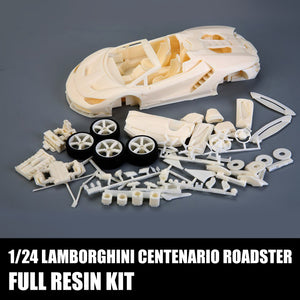 1/24 Alpha Model Lamborghini Centenario Roadster 770 Full Resin Model Kit AM02-0012
