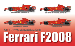 1/12 Model Factory Hiro MFH Ferrari F2008 Japan & European GP Model Kit Ver. A K420