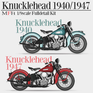 1/9 Model Factory Hiro MFH Harley Davidson Kucklehead 1940/1947 Full Detail Model Kit Version A K637