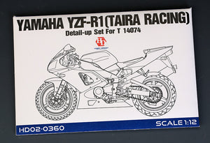 1/12 Yamaha YZF-R1 (Taira Racing) Detail-up Set For Tamiya